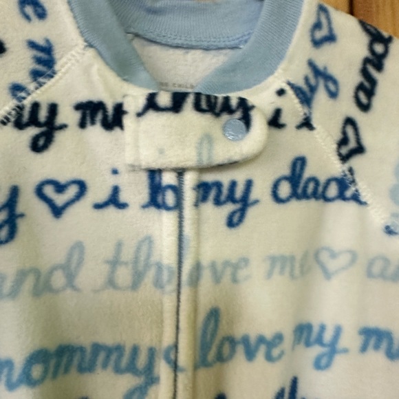 0-6m Fleece Sleeper with Zipper - Picture 2 of 4